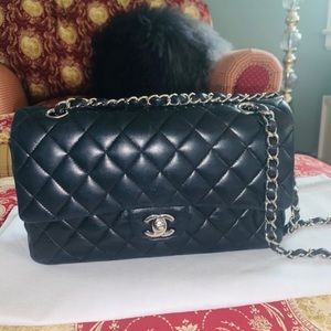 Chanel Vintage Classic Calfskin Double Flap Bag